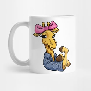 Giraffe with Ribbon Mug